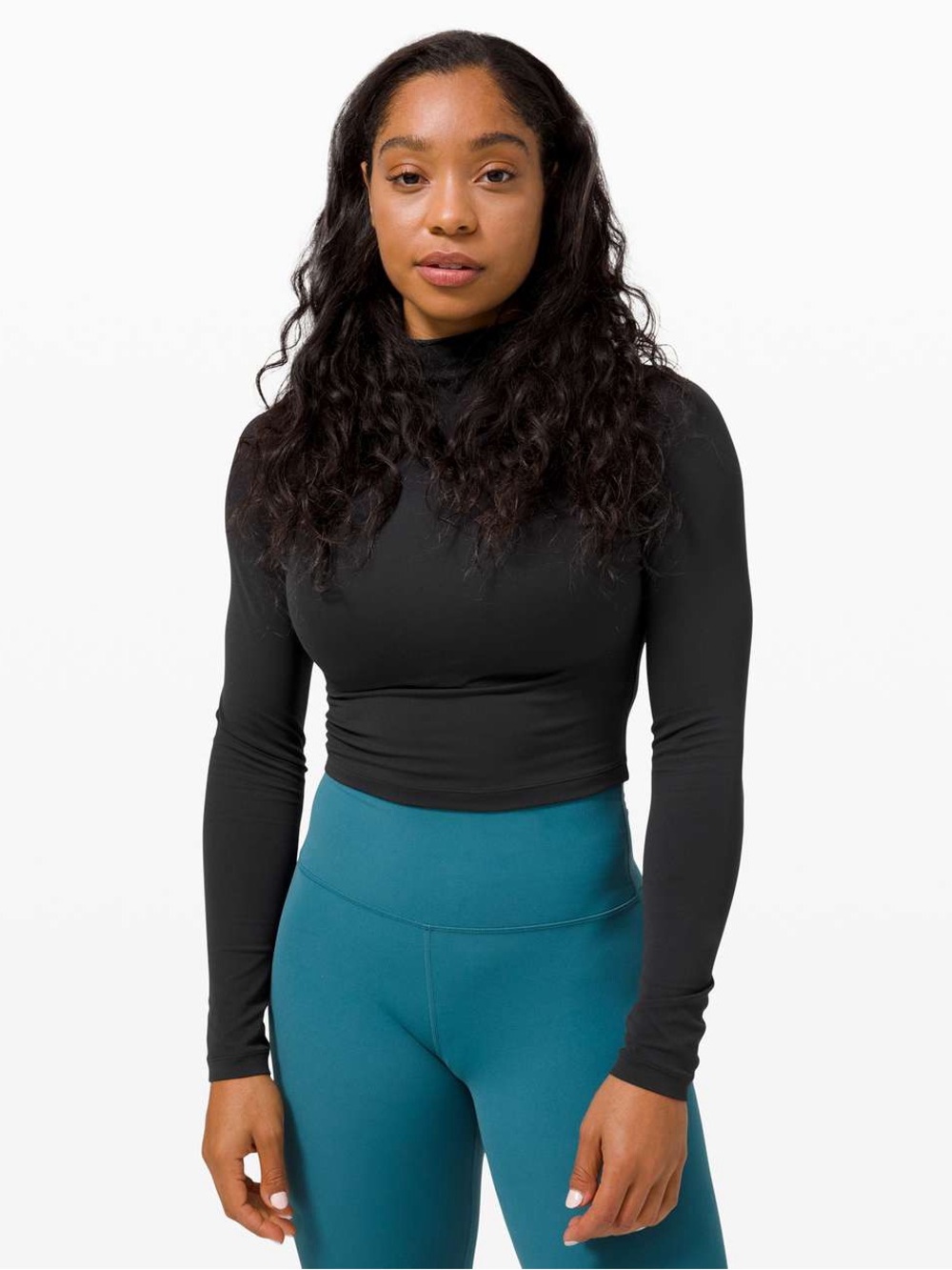 Lululemon all aligned mock neck long sleeve
